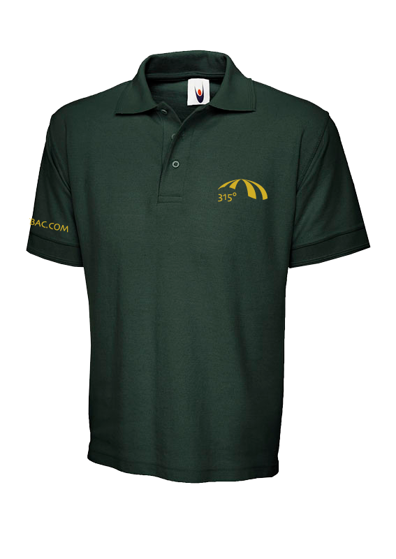 Bottle Green/Gold Polo